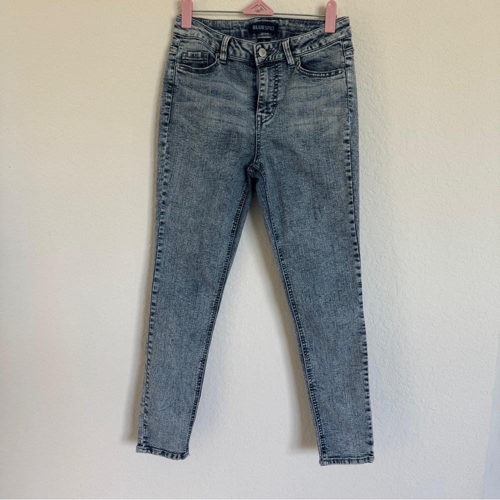 Blue Spice Acid Wash Women's Skinny Jeans - Size S
